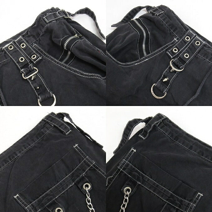 TRIPP NYC Bondage Shorts Black Size 2X
