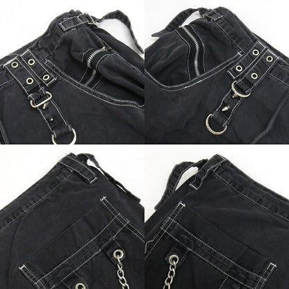 TRIPP NYC Bondage Shorts Black Size 2X