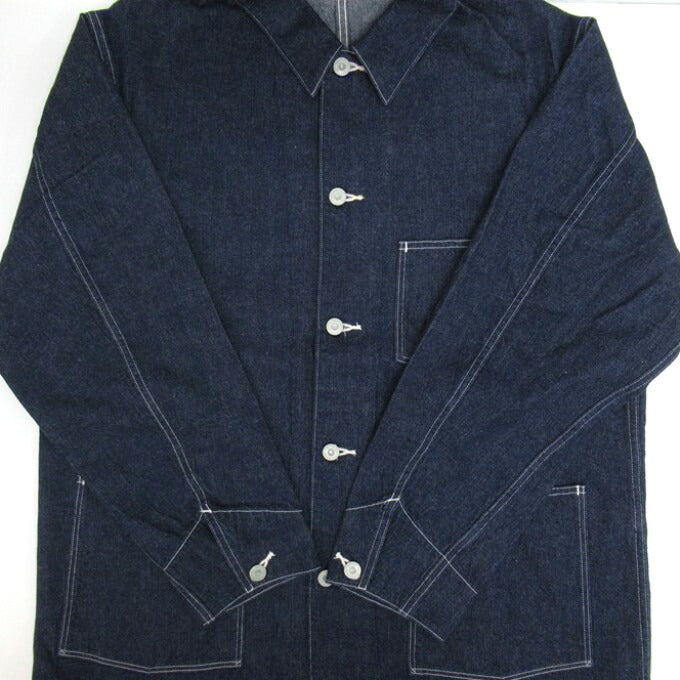 PHIGVEL MAKERS & Co. Indigo Denim Chore Jacket Size 2