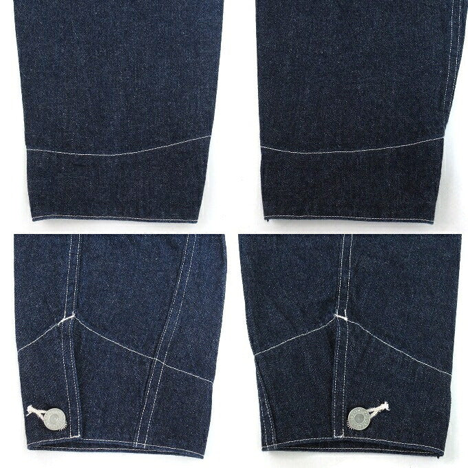 PHIGVEL MAKERS & Co. Indigo Denim Chore Jacket Size 2