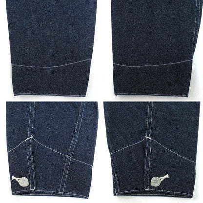 PHIGVEL MAKERS & Co. Indigo Denim Chore Jacket Size 2