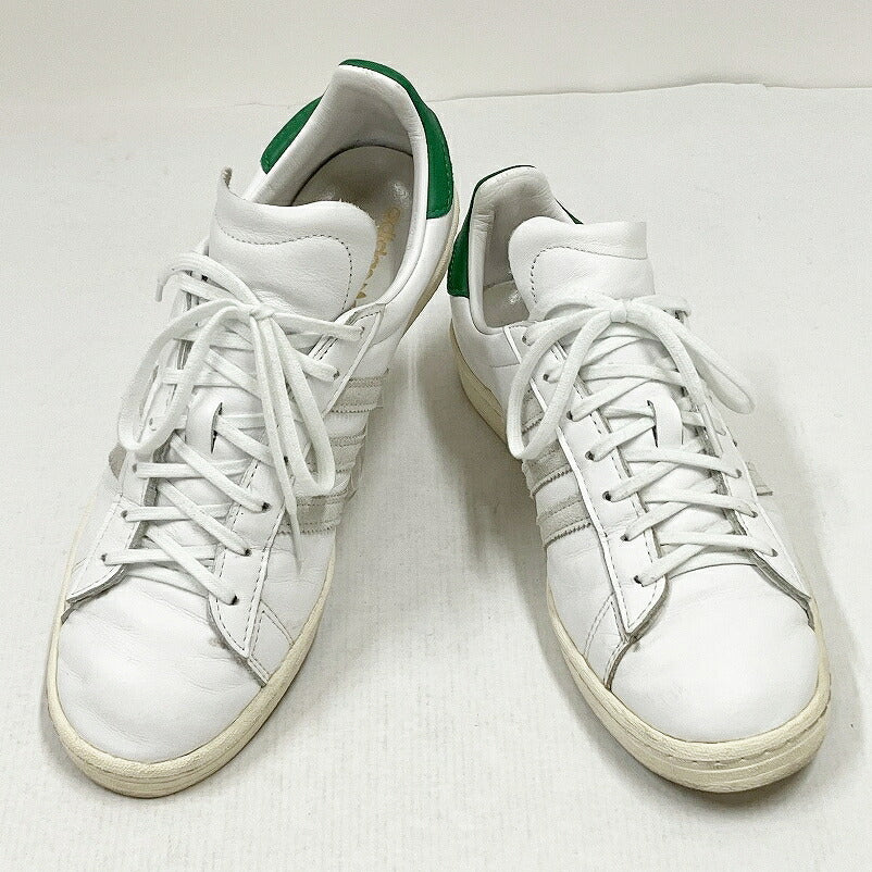adidas KITH Campus 80s White Green Sneakers Size 27cm