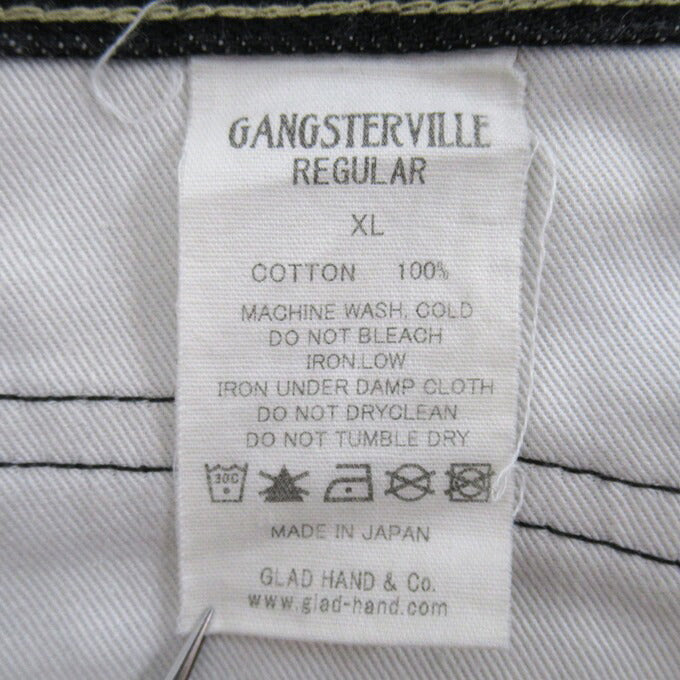 GANGSTERVILLE THUG "IRON CROSS" Jeans Black Size XL
