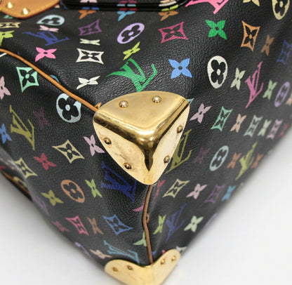 Louis Vuitton Speedy 30 Monogram Bag Black Size ONE SIZE