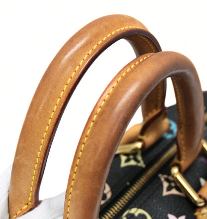 Louis Vuitton Speedy 30 Monogram Bag Black Size ONE SIZE