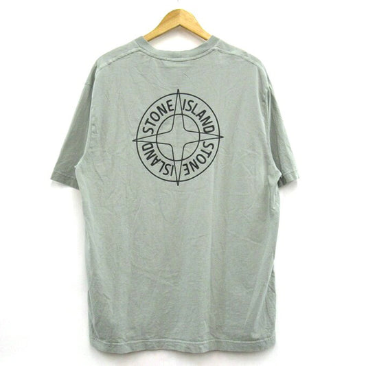 STONE ISLAND 26SS Logo T-Shirt Green Size XL