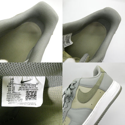 NIKE AIR FORCE 1 '07 LV8 Gray Olive Sneakers Size 10