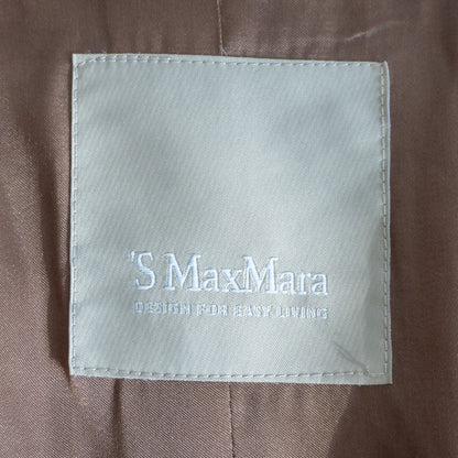 S MAX MARA Alpaca Wool Fur Coat Size 40