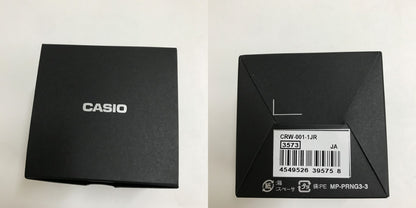 CASIO RING WATCH CRW-001-1JR Silver Sneakers