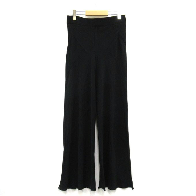 RICK OWENS Design Zip Pants Black Size 34
