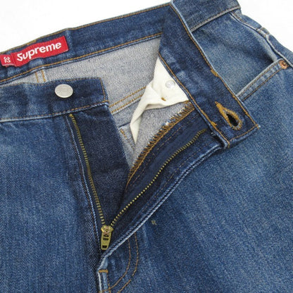 Supreme 23FW Baggy Denim Jeans Indigo Size 32