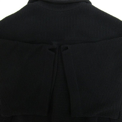 WACKO MARIA 25SS Summer Open Collar Knit Shirt Black Size L