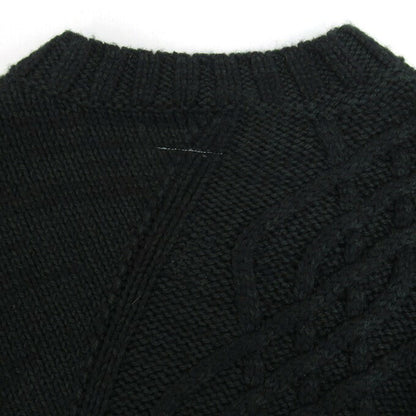 MM6 Maison Margiela Graphic Distressed Sweater Green Size M