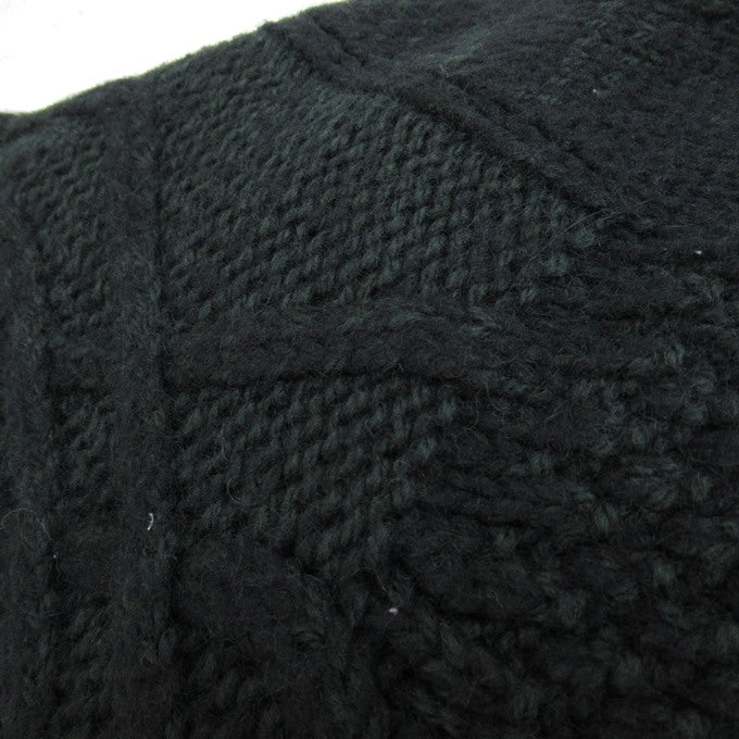 MM6 Maison Margiela Graphic Distressed Sweater Green Size M