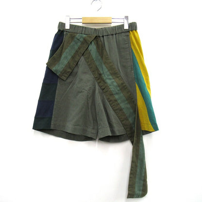 FACETASM Rugby Mix Shorts Khaki Size 3