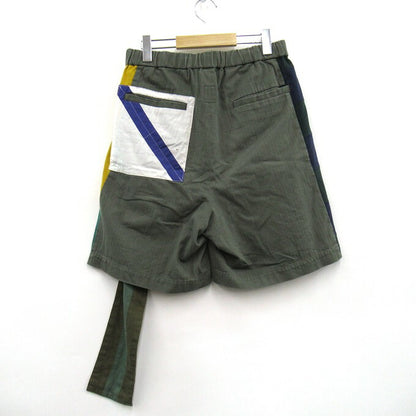 FACETASM Rugby Mix Shorts Khaki Size 3