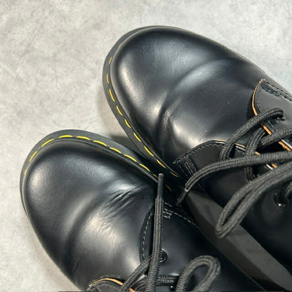Dr. Martens 1461 3-Eye Smooth Leather Boots Black Size UK