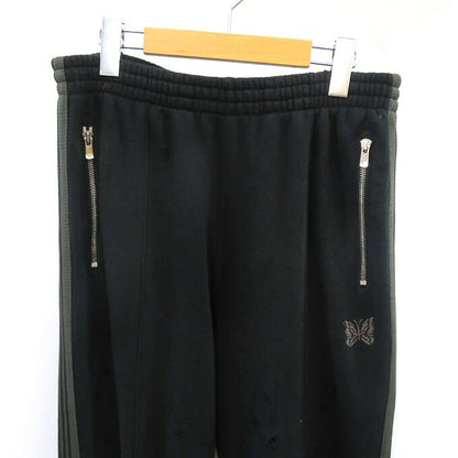 Needles Distressed Boot-Cut Track Pants Black Size M