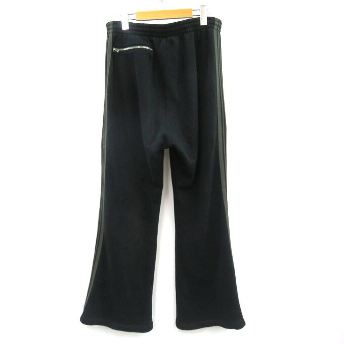Needles Distressed Boot-Cut Track Pants Black Size M