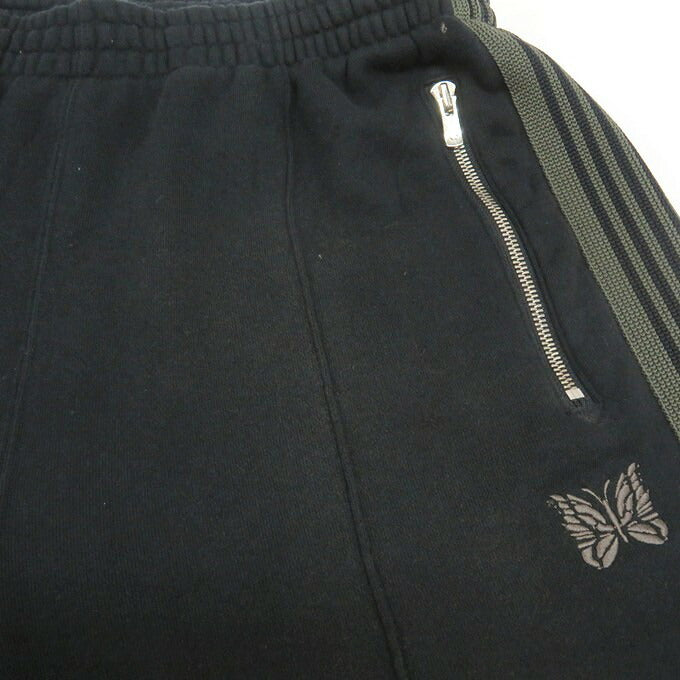 Needles Distressed Boot-Cut Track Pants Black Size M