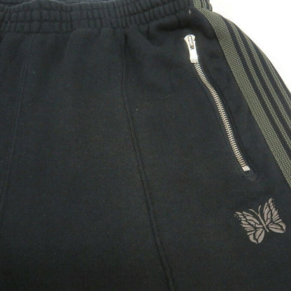 Needles Distressed Boot-Cut Track Pants Black Size M