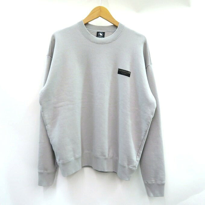 RATS Crew Neck Sweatshirt Bar Tag Gray Size L