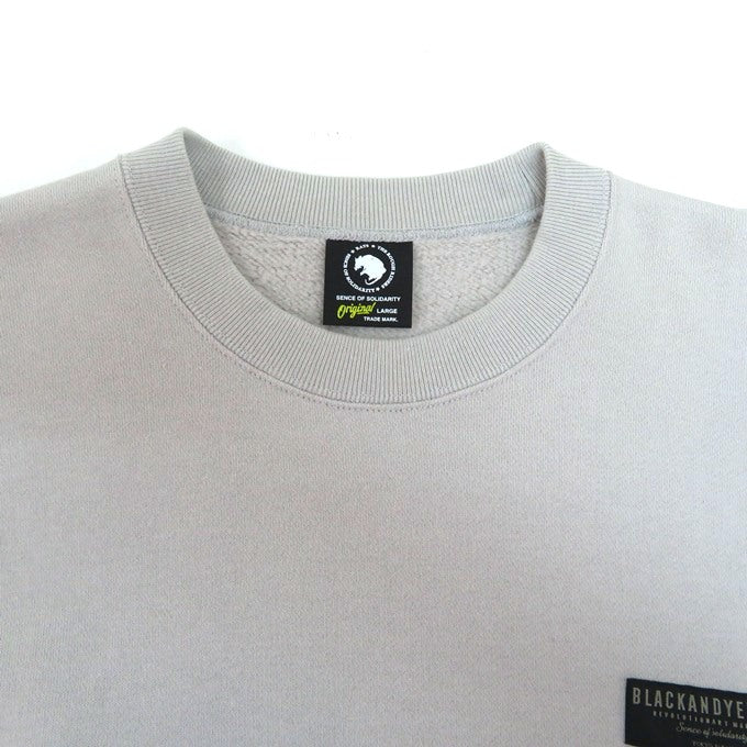 RATS Crew Neck Sweatshirt Bar Tag Gray Size L