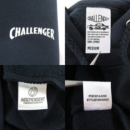 CHALLENGER End War Print Hoodie Navy Size M