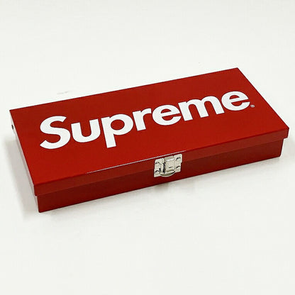 SUPREME 17SS Large Metal Storage Box Red
