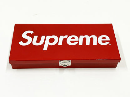 SUPREME 17SS Large Metal Storage Box Red