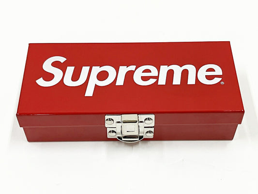 SUPREME 17SS Small Metal Storage Box Red