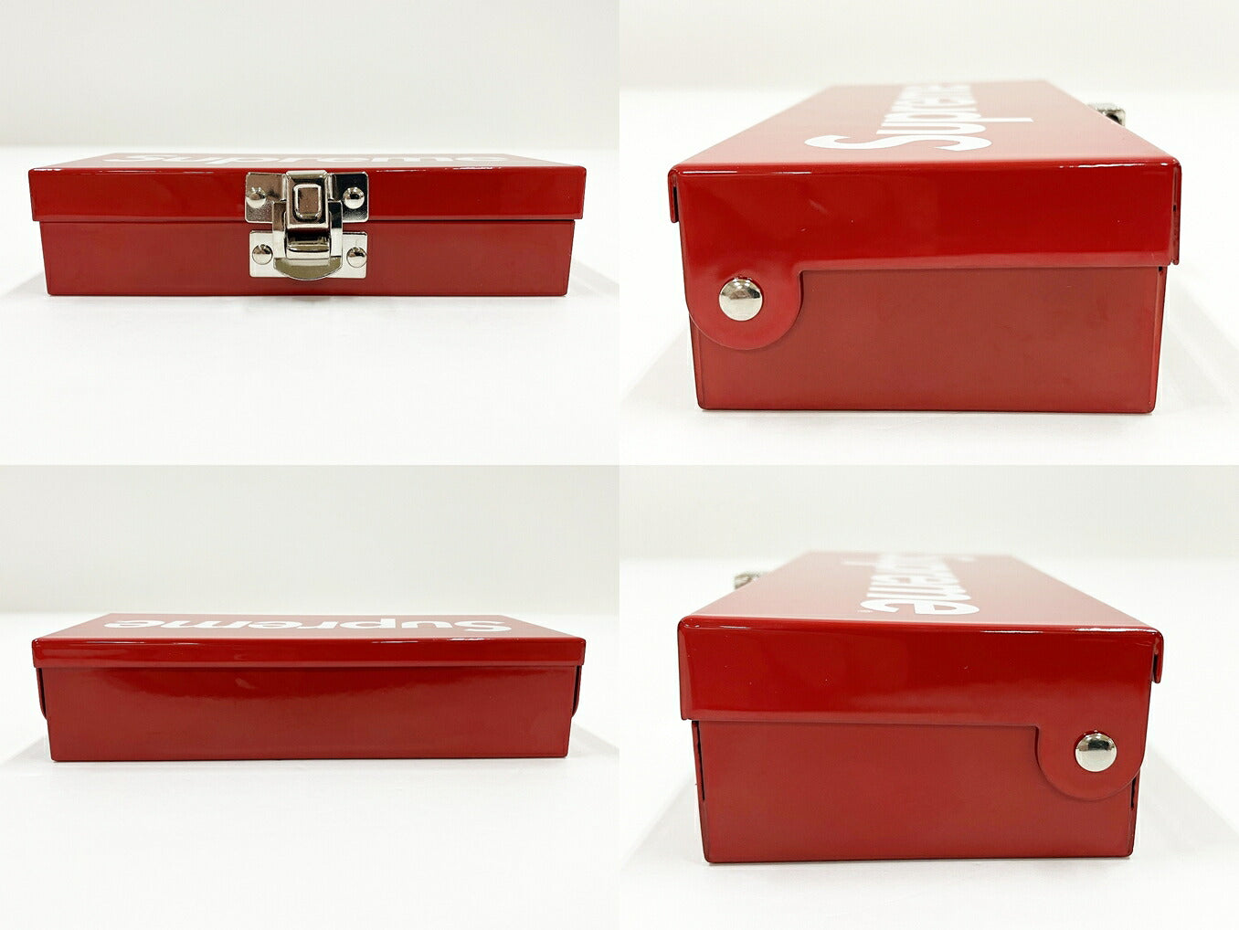SUPREME 17SS Small Metal Storage Box Red