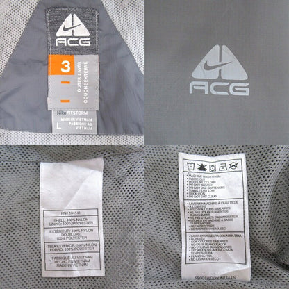 NIKE ACG Nylon Jacket Gray Size L