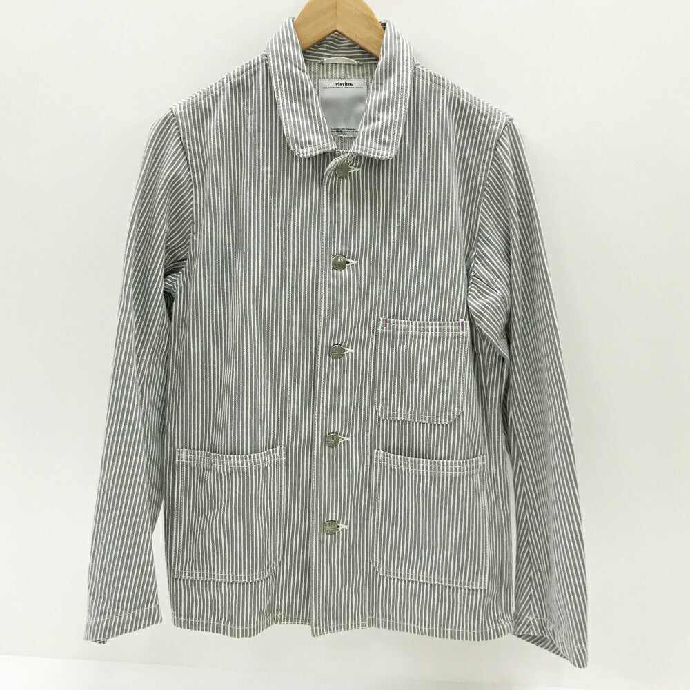 visvim Hickory Coverall Gray Size S