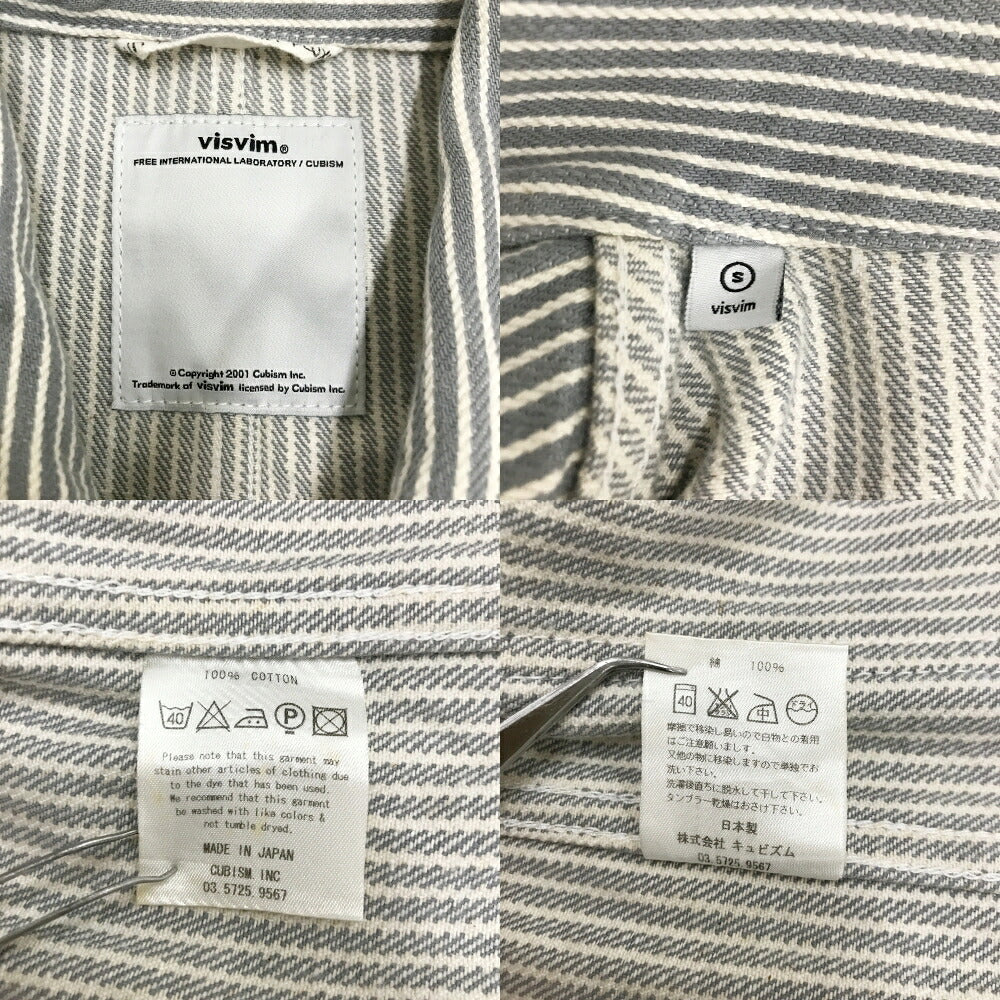visvim Hickory Coverall Gray Size S