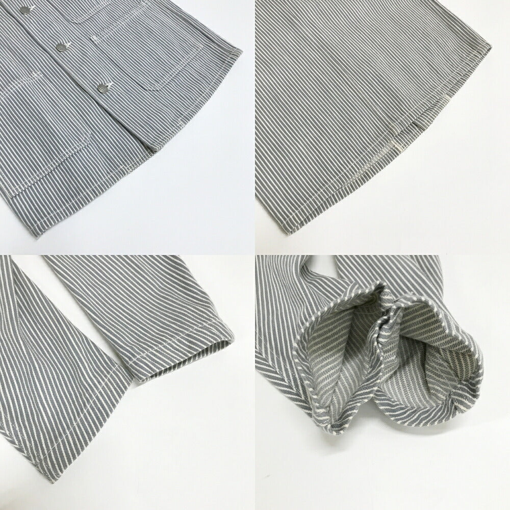 visvim Hickory Coverall Gray Size S