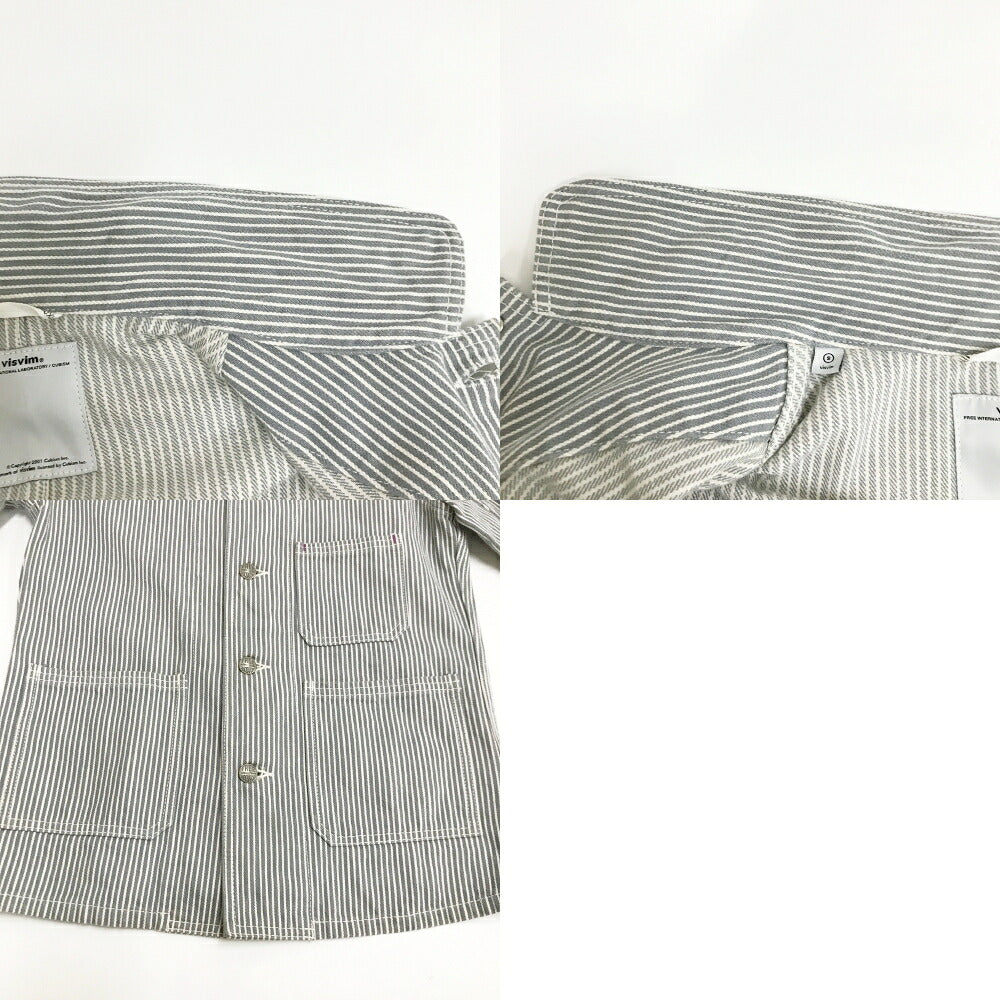 visvim Hickory Coverall Gray Size S