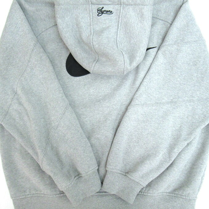 Supreme x Nike 25SS Zip Up Hoodie Gray Size L