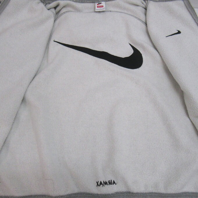Supreme x Nike 25SS Zip Up Hoodie Gray Size L