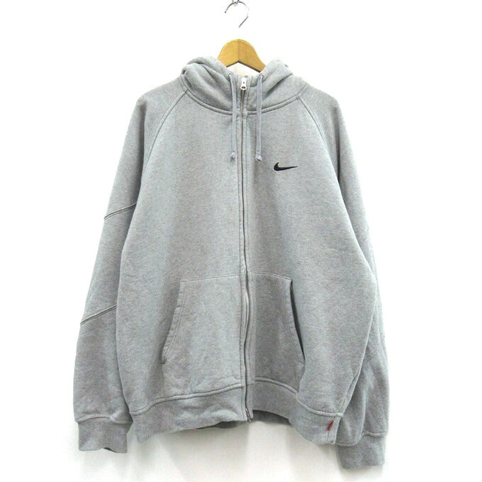 Supreme x Nike 25SS Zip Up Hoodie Gray Size L