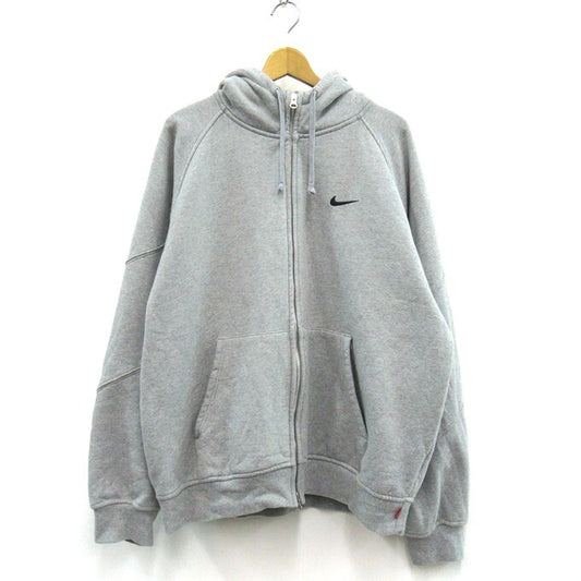 Supreme x Nike 25SS Zip Up Hoodie Gray Size L