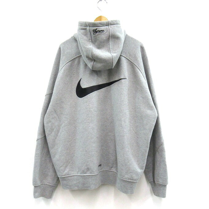 Supreme x Nike 25SS Zip Up Hoodie Gray Size L