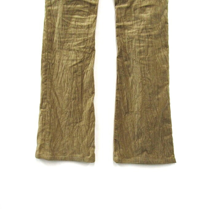 5351 POUR LES HOMMES Camel Velour Pants Size 2