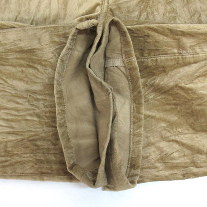5351 POUR LES HOMMES Camel Velour Pants Size 2