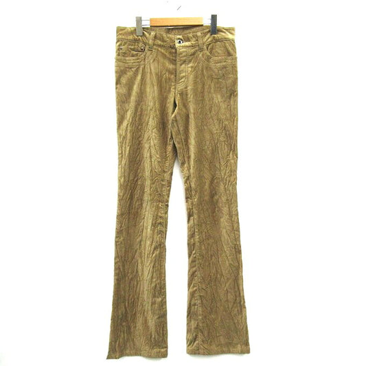 5351 POUR LES HOMMES Camel Velour Pants Size 2