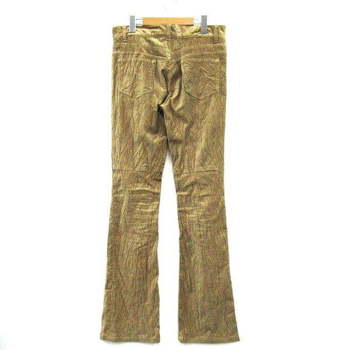 5351 POUR LES HOMMES Camel Velour Pants Size 2