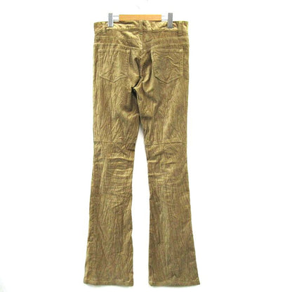 5351 POUR LES HOMMES Camel Velour Pants Size 2