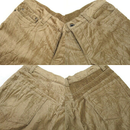 5351 POUR LES HOMMES Camel Velour Pants Size 2