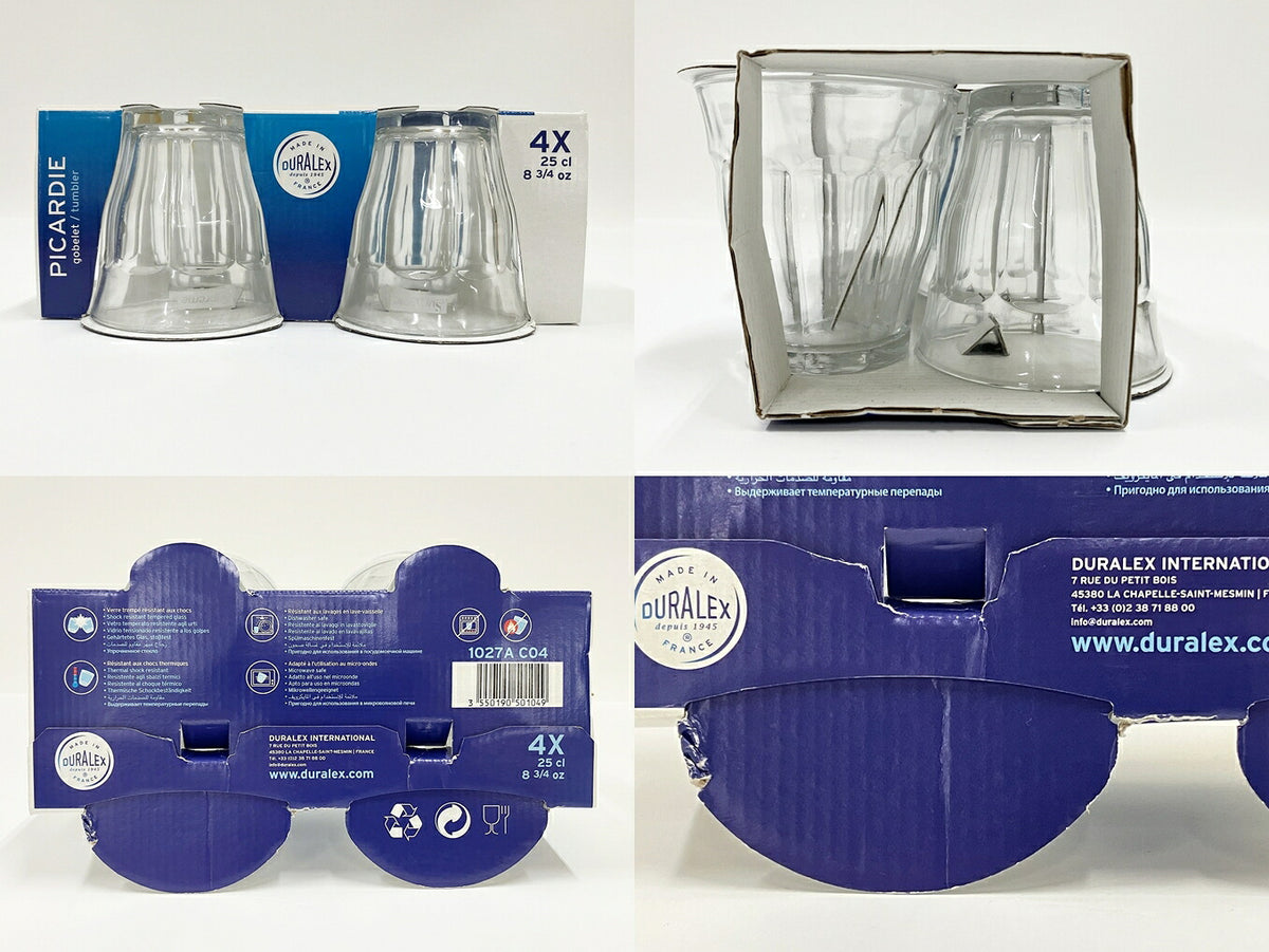 Supreme 17SS x Duralex Picardie Glass Set Clear Size 25CL