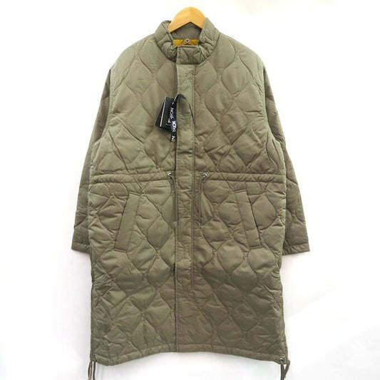 TAION Military Fly-Front Down Coat Light Mocha Size L